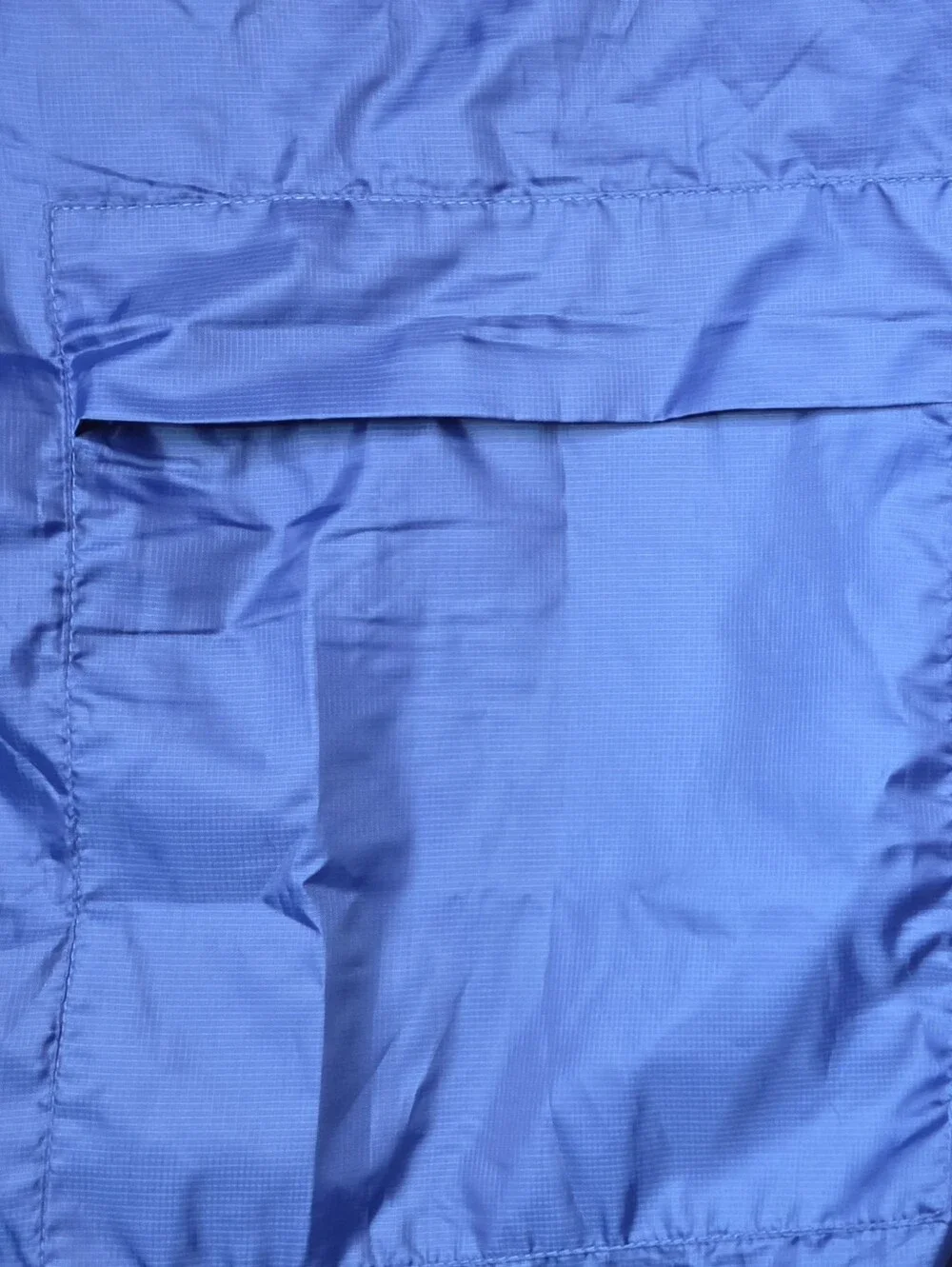 Vintage 90s Dunbrooke Packable Pullover Jacket Blue Nylon Windbreaker Anorak